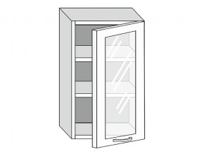 19.50.3 Шкаф настенный (h=913) на 500мм с 1-ой стекл. дверцей в Усть-Катаве - ust-katav.magazinmebel.ru | фото