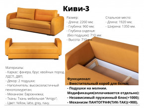 Диван Киви-3 ВМ в Усть-Катаве - ust-katav.magazinmebel.ru | фото - изображение 2