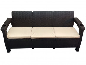 Диван Yalta Sofa 3 Set шоколадный в Усть-Катаве - ust-katav.magazinmebel.ru | фото