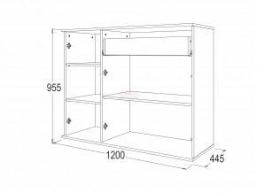 Комод 10 фант ясень анкор в Усть-Катаве - ust-katav.magazinmebel.ru | фото - изображение 2