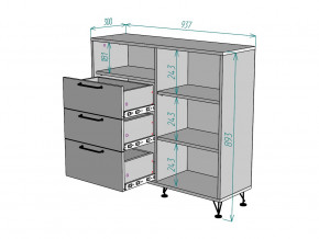 Комод Лофт K103 в Усть-Катаве - ust-katav.magazinmebel.ru | фото - изображение 3