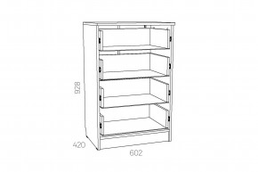 Комод Оливия НМ 040.38 Х в Усть-Катаве - ust-katav.magazinmebel.ru | фото - изображение 3