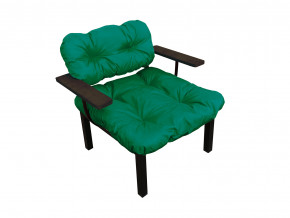 Кресло Дачное зелёная подушка в Усть-Катаве - ust-katav.magazinmebel.ru | фото