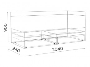 Кровать 900 Гринвич мод.1 в Усть-Катаве - ust-katav.magazinmebel.ru | фото - изображение 3