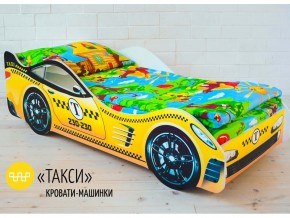 Кровать детская машина Такси в Усть-Катаве - ust-katav.magazinmebel.ru | фото