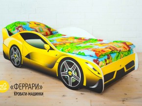 Кровать детская машинка Феррари в Усть-Катаве - ust-katav.magazinmebel.ru | фото