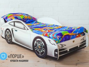Кровать детская машинка Порше в Усть-Катаве - ust-katav.magazinmebel.ru | фото