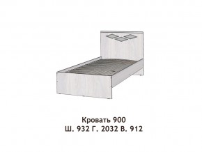 Кровать Диана 900 в Усть-Катаве - ust-katav.magazinmebel.ru | фото - изображение 2