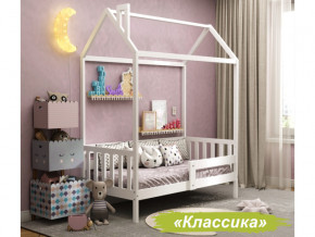 Кровать Домик Аист-1 Классика белый 1800х900 в Усть-Катаве - ust-katav.magazinmebel.ru | фото