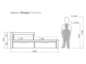 Кровать Svogen classic с ящиками и бортиком дерево-белый в Усть-Катаве - ust-katav.magazinmebel.ru | фото - изображение 2