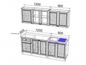 Кухня Хозяюшка 2000 деним в Усть-Катаве - ust-katav.magazinmebel.ru | фото - изображение 2