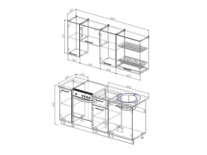 Кухонный гарнитур Антрацит 1800 в Усть-Катаве - ust-katav.magazinmebel.ru | фото - изображение 3