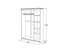 Шкаф купе 3-х дверный Ольга 13 в Усть-Катаве - ust-katav.magazinmebel.ru | фото - изображение 3