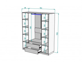 Шкаф Malta light H302 Белый в Усть-Катаве - ust-katav.magazinmebel.ru | фото - изображение 2