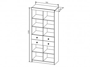 Стеллаж Сканди СД900.1 в Усть-Катаве - ust-katav.magazinmebel.ru | фото - изображение 2