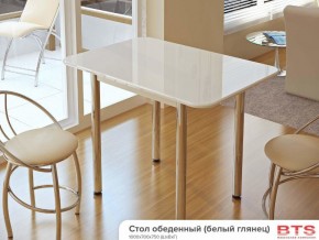 Стол обеденный белый глянец в Усть-Катаве - ust-katav.magazinmebel.ru | фото